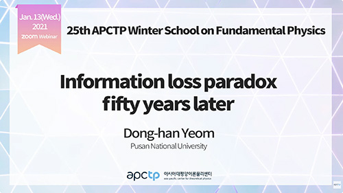 Information loss paradox fifty years later by Dong-han Yeom