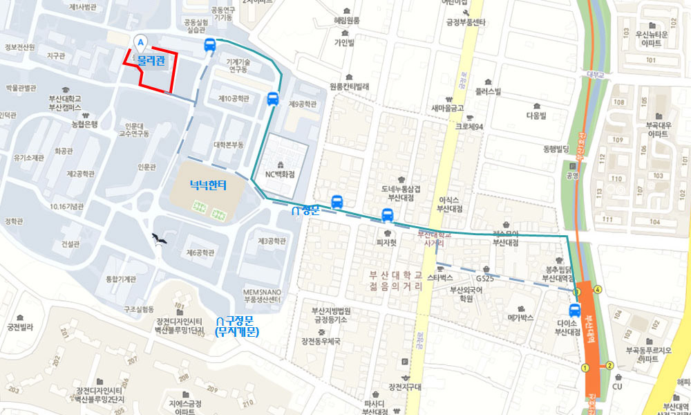 오시는길